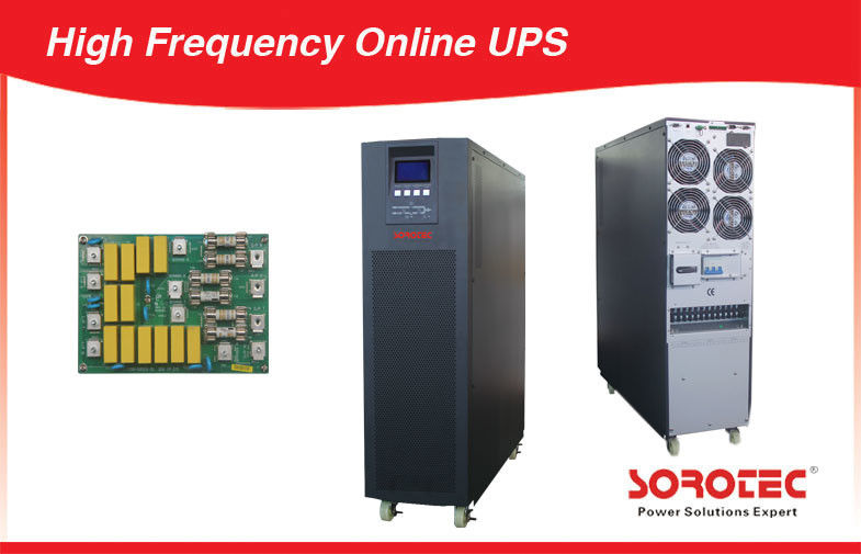 10-30KVA PF 0.9 High Frequency Online UPS , Personal Computers Pure Sine Wave UPS